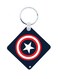 Captain America Wooden Keychain