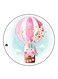 An Unicorn Printed Fridge Magnet Round Multicolour