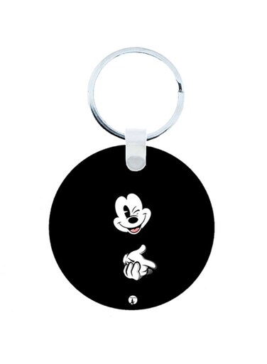 Mickey Mouse Wooden Keychain