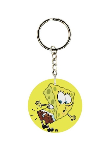 Double Sided Cartoon Printed Keychain