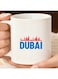 Dubai Skyline Coffee Cup - Mug with Dubai Cityscape Design, Soft Pastel Reusable Tea/Capcin