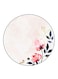 Flowers Printed Fridge Magnet Round Multicolour