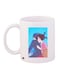 Cartoon Printed Ceramic Coffee Mug White/Blue/Pink