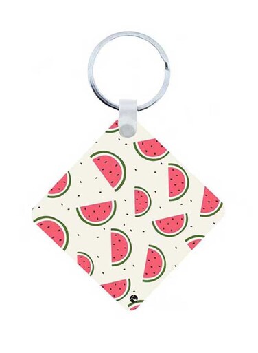 Watermelons Wooden Keychain