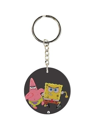 Patrick Star Themed Keychain