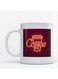 Coffee By Neon Art Printed Mug White/Pink/Beige