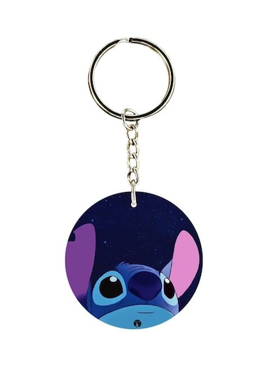Double Sided Cartoon Printed Keychain