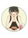 Anime Printed Fridge Magnet Beige/Brown/Red