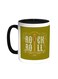 Rock And Roll Printed Coffee Mug Black/White 11ounce