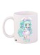 Cartoon Girl Printed Coffee Mug White/Green/Purple