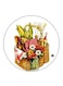 Food Printed Fridge Magnet Multicolour
