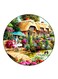 Vintage Art Printed Fridge Magnet Multicolour