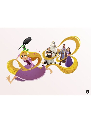 Metal Plate Of Disney Poster Multicolour