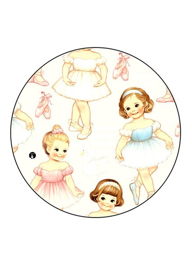 Girls Printed Fridge Magnet Multicolour