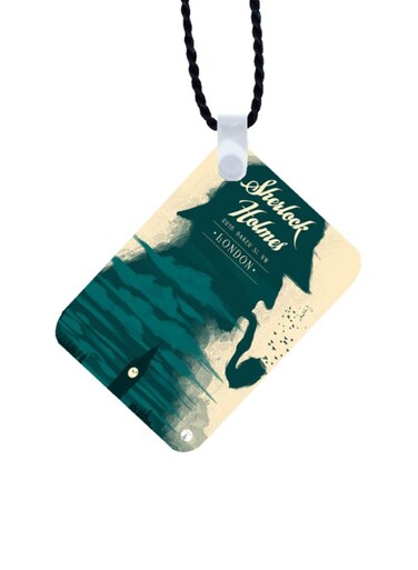 Sherlock Holmes Printed Car Mirror Pendant