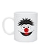Clown Printed Mug White/Black/Red