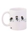 Cartoon Character Printed Coffee Mug White/Brown/Blue 11ounce