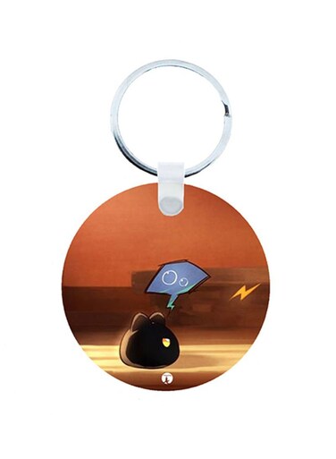 Digimon Anime Wooden Keychain