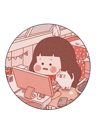 Girl Printed Fridge Magnet Multicolour