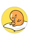 Cartoon Printed Fridge Magnet Yellow/White/Black 5.5cm