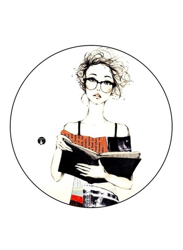 Woman Printed Fridge Magnet Multicolour