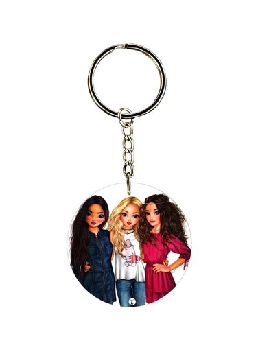 Girls Printed Keychain