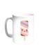 Cartoon Graphics - Ice Cream Printed Coffee Mug White 11ounce