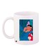 Cartoon Printed Coffee Mug White/Blue/Red