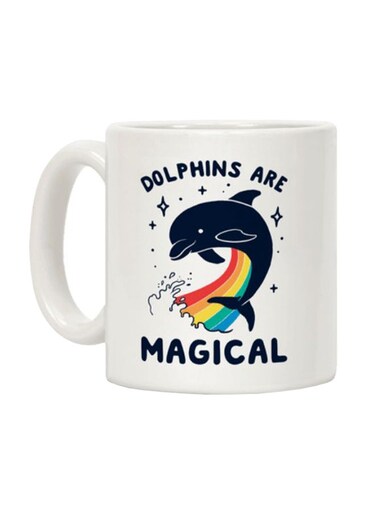 Printed Ceramic Coffee Mug White