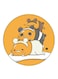 Gudetama Printed Fridge Magnet Multicolour