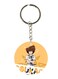 The Anime Digimon Double Side Printed Keychain