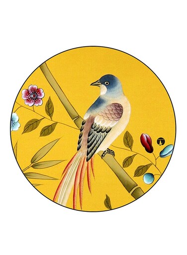A Bird Printed Fridge Magnet Multicolour