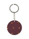 Star Printed Double Sided Keychain