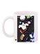 Cartoon Printed Coffee Mug White/Grey/Blue 11ounce