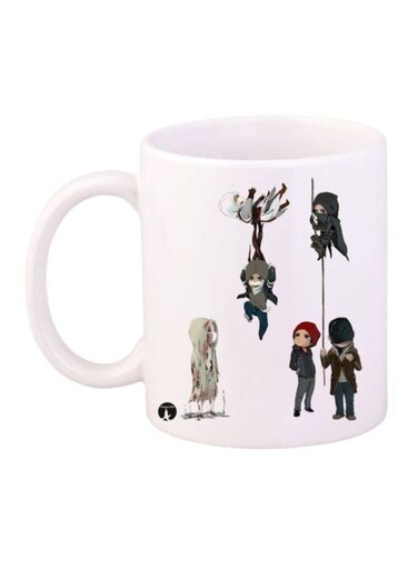 Assassin's Creed Character Printed Coffee Mug White/Black/Blue