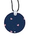 Heart Printed Car Mirror Pendant