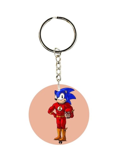 Flash Printed Double Sided Keychain
