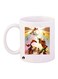 Video Game Sonic Printed Mug White/Yellow/Pink