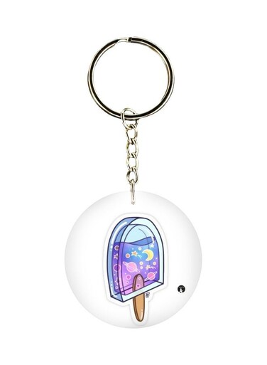Ice Cream Printed Keychain