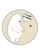 We Bare Bears Printed Fridge Magnet Round Multicolour