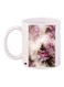 Rose Printed Coffee Mug White/Pink/Green