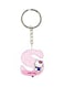 Initial S Designed Dual Sided Keychain