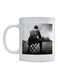 White And Black Printed Mug White/Black/Grey