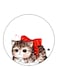 A Cat Printed Fridge Magnet Multicolour