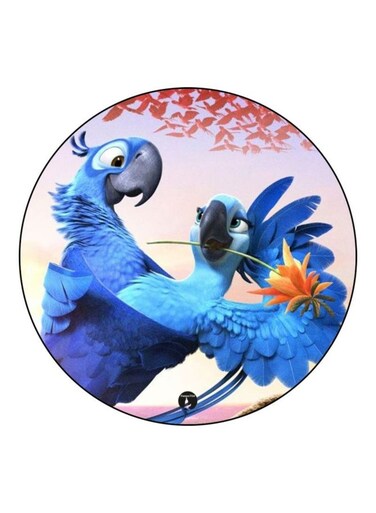 Rio Printed Fridge Magnet Blue/White/Orange