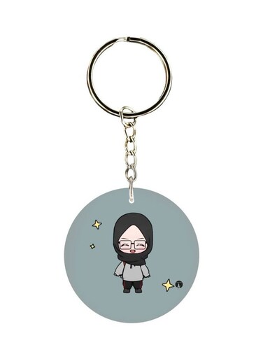 Printed Single Sided Keychain