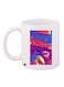 Video Game Themed Coffee Mug White/Purple 11ounce