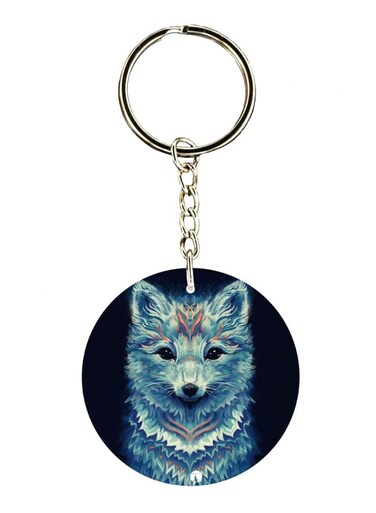 Wolf Printed Keychain