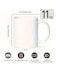1-Piece Set 11 oz Ceramic Coffee Mug with Arabic Calligraphy "Coffee Heals Everything" Design, Ideal Gift for Coffee Lovers Perfect for Home or Office Use PINK