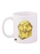 Anime Digimon Printed Mug White/Yellow 12ounce